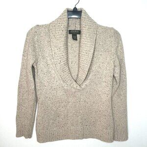 Eddie Bauer Women's Wool/Cotton Blend Sweater, Winter Chic, Size Medium